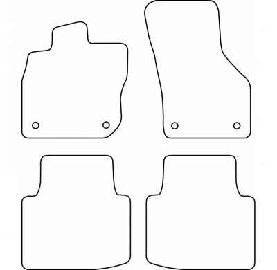 Juego de alfombrillas adecuadas para Volkswagen Passat (CJ5) Variante 2023-