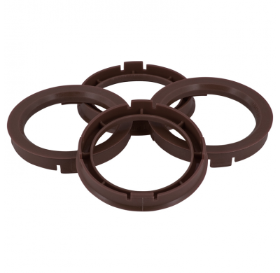 Juego Arillos Centradores 69.1->67.6mm Coffee Brown
