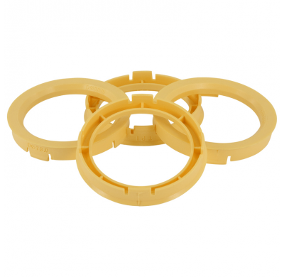 Juego Arillos Centradores 70.4->54.1mm Yellow