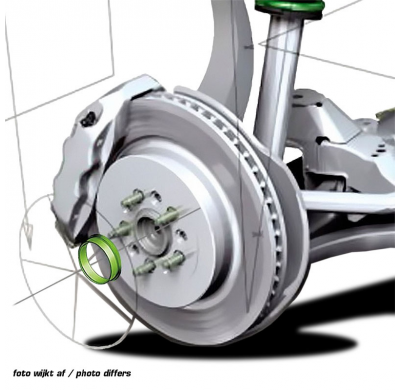 Juego Arillos Centradores 74.1->66.6mm Gray