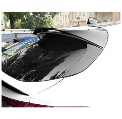 Alerón de techo AutoStyle compatible con Alfa Romeo Stelvio (949) 2016- (ABS Negro Brillante)