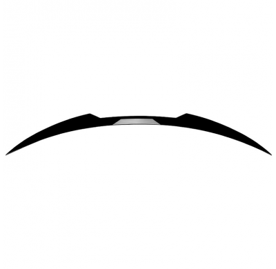 Alerón trasero medio inferior AutoStyle compatible con Alfa Romeo Stelvio (949) 2016- (ABS Negro Brillante)