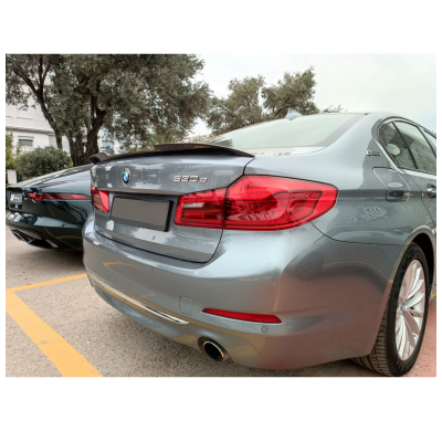 Labio de spoiler de maletero adecuado para BMW Serie 5 G30 Sedan 2016- (PU)