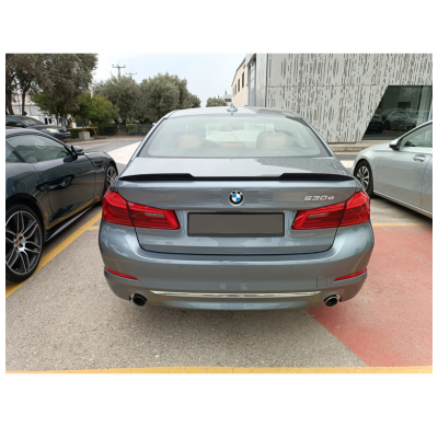 Labio de spoiler de maletero adecuado para BMW Serie 5 G30 Sedan 2016- (PU)