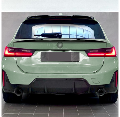 Alerón de techo (tapa del alerón) para BMW Serie 3 G21 Touring 2019- (ABS negro brillante)