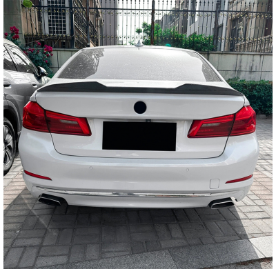 Alerón trasero AutoStyle compatible con BMW Serie 5 G30 Sedán 2016-2023 (ABS negro brillante)
