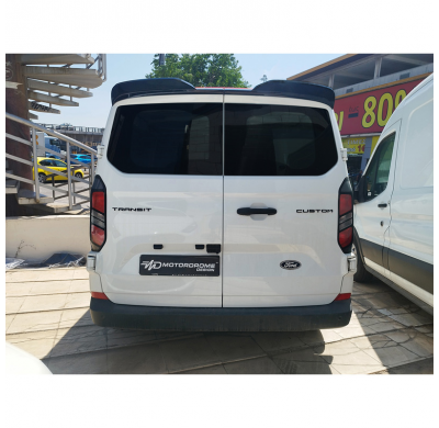 Alerón de techo Motordrome V.3 compatible con Ford Transit Custom (V710) 2023- y Volkswagen Transporter T7 2024- (con 2 puertas