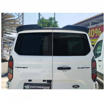 Alerón de techo Motordrome V.3 compatible con Ford Transit Custom (V710) 2023- y Volkswagen Transporter T7 2024- (con 2 puertas