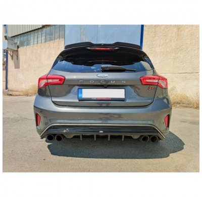 Alerón De Techo (Spoiler Cap) Para Ford Focus Iv St/St-Line Hb 2018- (Abs Glossy Black)