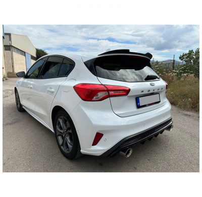 Spoiler de techo (Spoiler Cap) apto para Ford Focus HB IV 2018- (ABS negro brillante)