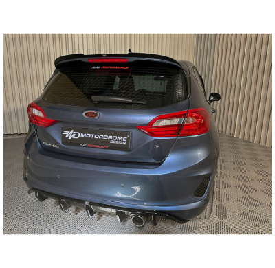 Spoiler de techo (Spoiler Cap) adecuado para Ford Fiesta HB VII 2017- (ABS negro brillante)