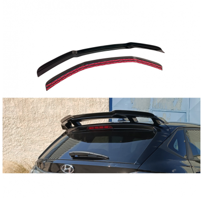 Spoiler de techo (Spoiler Cap) apto para Hyundai i20 III N (1.6 T-GDi) 2020- (ABS negro brillante) AUTOSTYLE