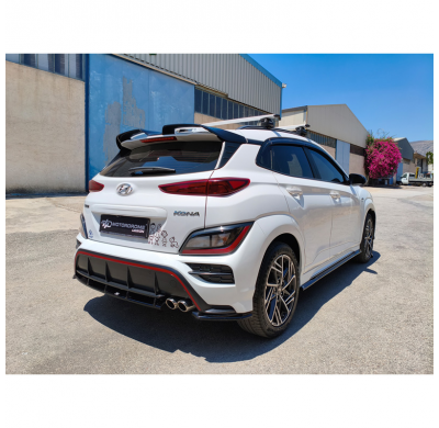Alerón de techo Motordrome compatible con Hyundai Kona mk1 Facelift 2020-2023 (PU)