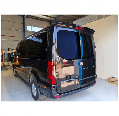 Alerón de techo Motordrome compatible con Mercedes Sprinter (H1) 2006-2018 y 2018- / Volkswagen Crafter (H1) 2006-2016 (PU)