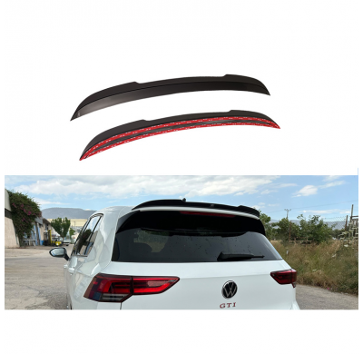 Spoiler de techo (Spoiler Cap) apto para Volkswagen Golf VIII (CD1) GTI / R 2020- (ABS negro brillante)