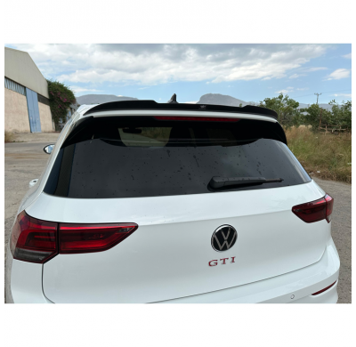 Spoiler de techo (Spoiler Cap) apto para Volkswagen Golf VIII (CD1) GTI / R 2020- (ABS negro brillante)