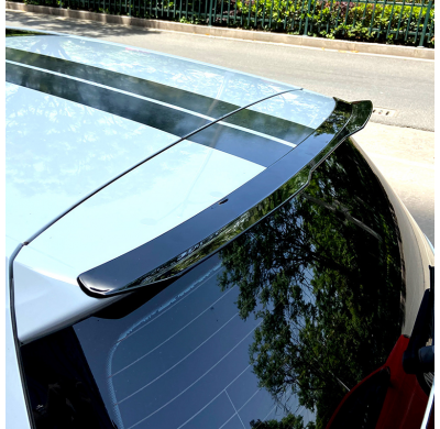 Alerón de techo (tapa del alerón) para Volkswagen Golf VII HB de 3/5 puertas (2012-2019, excepto GTi/GTD/R/R-Line) (ABS negro br