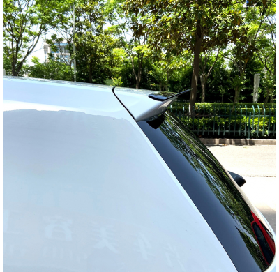 Alerón de techo (tapa del alerón) para Volkswagen Golf VII HB de 3/5 puertas (2012-2019, excepto GTi/GTD/R/R-Line) (ABS negro br