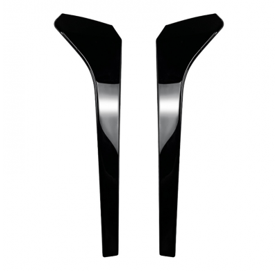 Añadidos laterales traseros para Volkswagen Tiguan II R-Line Facelift 2020-2024 (ABS negro brillante)