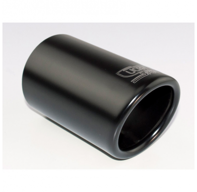 Cola De Escape Ulter Sport Redondo ø70mm - Longitud 120mm - Instalación 40-60mm - Negro Inox