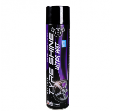Brillo de neumáticos 5 en 1 ultra húmedo 650 ml