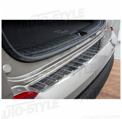 Protector paragolpes trasero acero inox Hyundai Tucson 2015- 'Ribs'