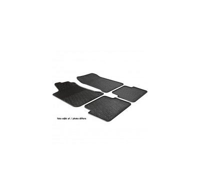 Alfombrillas Goma Opel Astra K 5 Puertas 2015- (Manual) (T Profile 4-Pieces + Mounting Clips)