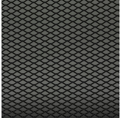 Rejilla Aluminio  Black 125x25 Cm/Ruit 16x8