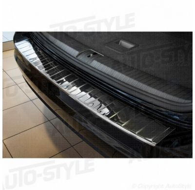 Protector paragolpes trasero acero inox Volkswagen Touran III 2015- 'Ribs'