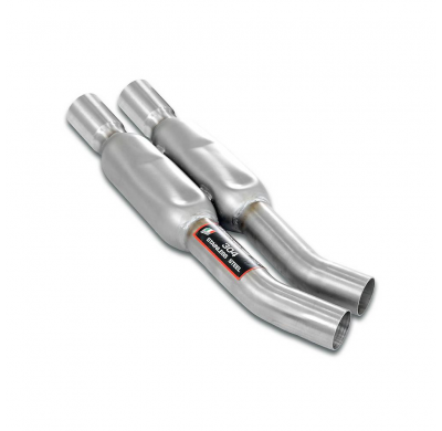 Silencioso delantero Sistema 100% de acero inoxidable, 2 x Ø50 mm. Solo kit completo. BMW E23 745i Turbo '79 -> '86 Silencioso d
