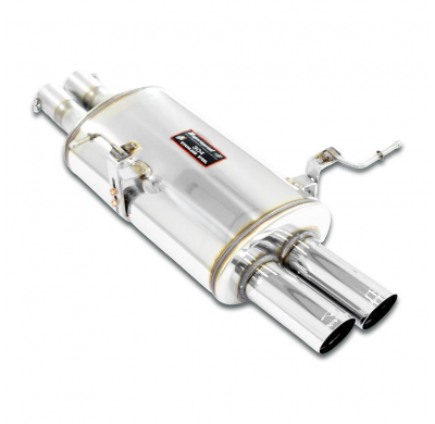 Silencioso Trasero OO 76 Sistema 100% de acero inoxidable, 2 x Ø60 mm - Solo kit completo BMW E36 Compact - Todos los modelos (P