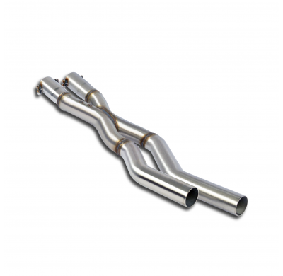 Tubos Centrales Derecho-Izquierdo " + X-Pipe"  - Bmw E46 - All Models (Para V8 Ls1 / Mustang Motor Conversion)  Supersprint