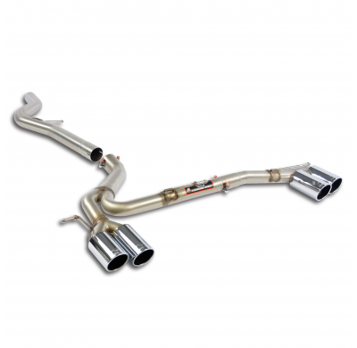 Kit Tubos Trasero Derecho Oo80 - Izquierdo Oo80 (Anula Silencioso) - Bmw E84 X1 20d Sdrive / Xdrive (177 - 184 Cv) 2010 -> Super