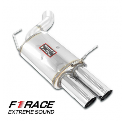 Silencioso trasero izquierdo "F1 Race" OO80 ALTERNATIVA:Sistema 100% Acero Inox para colectores OEM BMW E64 Cabrio M6 5.0i V10 '