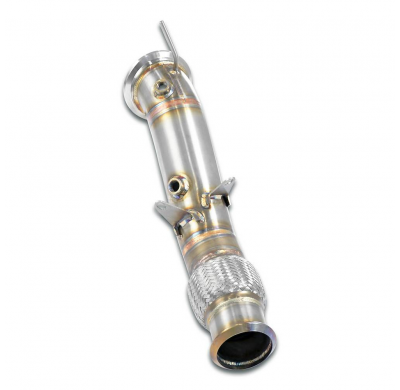 Downpipe  (Reemplaza catalizador) Sistema 100% Acero Inox tamaño grande Ø76mm BMW G02 X4 20i xDrive 2.0T (B46 - 184 CV) 2017 ->