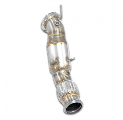 Downpipe kit +catalizador metalico 200CPSI Sistema 100% de acero inoxidable. Tamaño extragrande: Ø80 mm -> Ø76 mm. BMW G02 X4 20