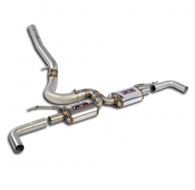 Rear Exhaust Right - Left "Sport" - Bmw F46 220d Xdrive (4x4) Gran Tourer 2.0d (B47 Engine - 190 Hp) 2014 -> Supersprint