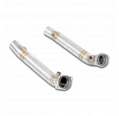 Downpipe Right - Left(For OEM headers)   Sistema 100% Acero Inox, 2 x Ø63mm -> 2 x Ø60mm - Solo kit completo BMW E30 - V8 BMW S6
