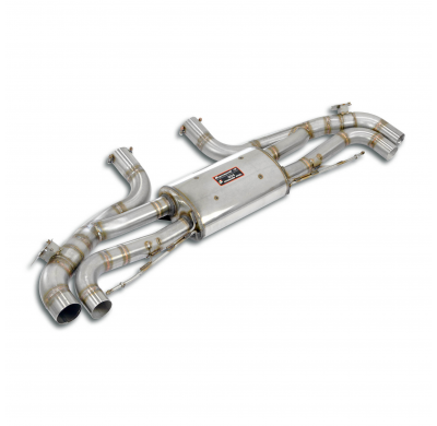 Rear exhaust right - left con válvula   Sistema de escape "Cat-back Touring" 100% de acero inoxidable, 4 salidas, con válvulas -