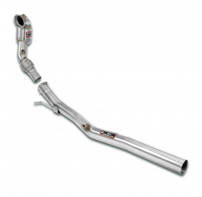 Kit de tubo de escape turbo con catalizador de 200 CPSI Sistema 100% de acero inoxidable. Tamaño extragrande: Ø76 mm. AUDI S3 8Y