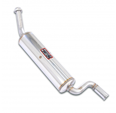Silencioso trasero O54 "S-Bend" Sistema 100% de acero inoxidable, sobredimensionado Ø50 mm BMW E21 (M10 Engine - 4 cyl.) for Rac