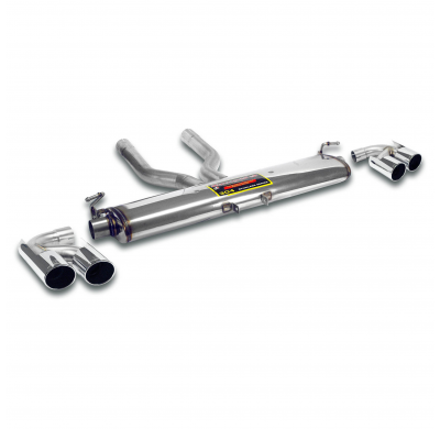 Rear exhaust Right OO100 - Left OO100 Sistema 100% Acero Inox 2 x Ø70mm PORSCHE 958 CAYENNE Turbo S 4.8i V8 (550 CV) 2010 -> 201