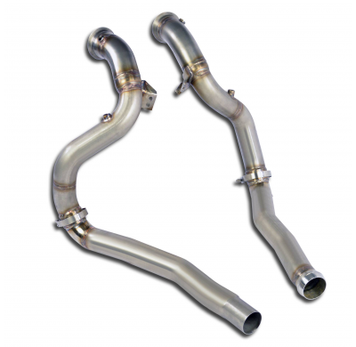 Kit de tubo de escape derecho e izquierdo (sustituye al convertidor catalítico) Sistema 100% Acero Inox 2 x Ø70mm MERCEDES C190