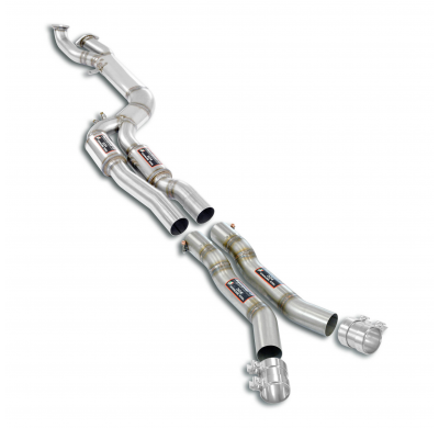 J-Pipe Touring PackageDeletes the secondary catalytics + mid resonatorsAccepts the Std - Oem muffler Paquetes de rendimiento BMW