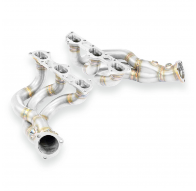 Headers Right + Left(deletes primary catalytics) Sistema "Performance" 100% de acero inoxidable, tamaño extragrande 2 x Ø70 mm -