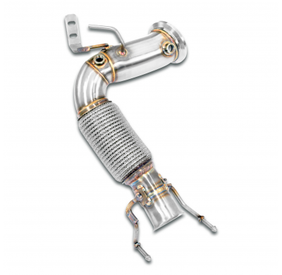 Turbo downpipe kit(Replaces catalytic converter - Deletes OPF) Sistema 100% de acero inoxidable BMW F40 128ti 2.0T (B48E Engine