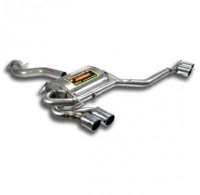 Silencioso trasero kit derecho OO80 - izquierdo OO80 Sistema 100% de acero inoxidable BMW E93 LCI Cabrio 325i / 330i (Versión Eu
