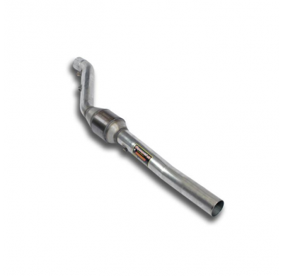 Catalizador convertidor delantero Derecho Sistema 100% de acero inoxidable, sobredimensionado 2 x Ø70 mm para la sección central