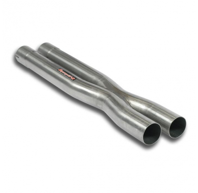 Kit tubos centrales "X-Pipe" (Reemplaza silencioso central OEM) Sistema 100% de acero inoxidable. Sobredimensionado 2 x Ø65 mm -