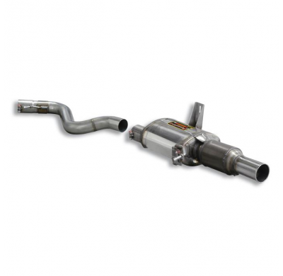 Silencioso trasero Derecho + kat ALTERNATIVA:Sistema 100% Acero Inox "GT RACING" El catalizador metálico se coloca en la sección